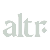 altr. logo, altr. contact details