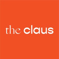 The Claus logo, The Claus contact details