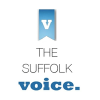 The Suffolk Voice logo, The Suffolk Voice contact details