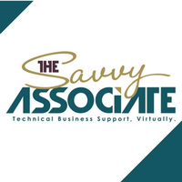 The Savvy Associate logo, The Savvy Associate contact details