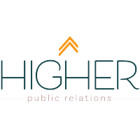 Higher PR logo, Higher PR contact details