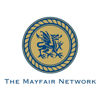 The Mayfair Network logo, The Mayfair Network contact details