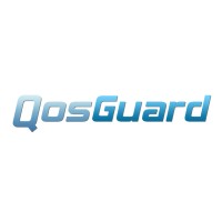 QosGuard logo, QosGuard contact details