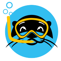 ScubaOtter logo, ScubaOtter contact details