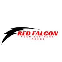 RED FALCON'​ logo, RED FALCON'​ contact details