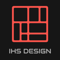 IHS Design logo, IHS Design contact details