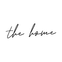 THE HOME logo, THE HOME contact details