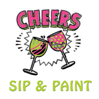 Cheers, Sip & Paint logo, Cheers, Sip & Paint contact details