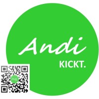 Andi kickt.™ logo, Andi kickt.™ contact details