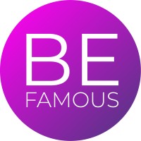 BE FAMOUS logo, BE FAMOUS contact details