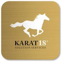 Karat18 logo, Karat18 contact details