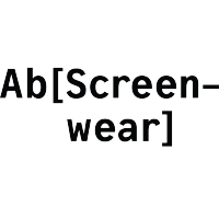 AB[Screenwear] logo, AB[Screenwear] contact details