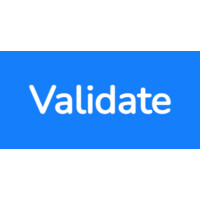 Validate Startup logo, Validate Startup contact details