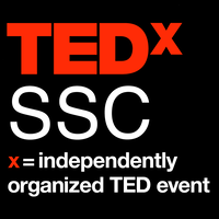 TEDxSSC logo, TEDxSSC contact details