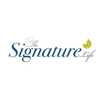 The Signature Life logo, The Signature Life contact details