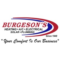 'Burgeson''s Heating, A/C, Electrical, Solar & Plumbing' logo, 'Burgeson''s Heating, A/C, Electrical, Solar & Plumbing' contact details