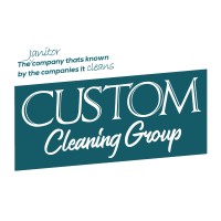 Custom Cleaning logo, Custom Cleaning contact details