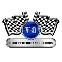 V-8 High Performance Floors logo, V-8 High Performance Floors contact details