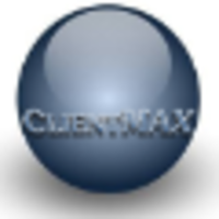 ClientMAX logo, ClientMAX contact details