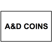 A&D Coins logo, A&D Coins contact details