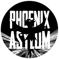 The Phoenix Asylum logo, The Phoenix Asylum contact details