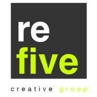 REFIVE logo, REFIVE contact details