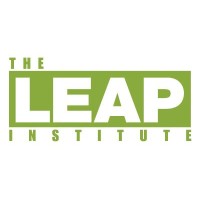 The LEAP Institute logo, The LEAP Institute contact details