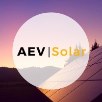 AEV Solar logo, AEV Solar contact details