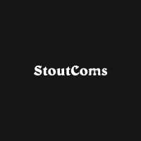 StoutComs logo, StoutComs contact details