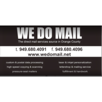 We Do Mail logo, We Do Mail contact details