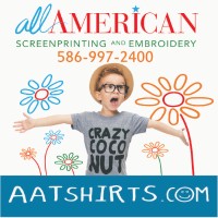 All American Screen Printing logo, All American Screen Printing contact details