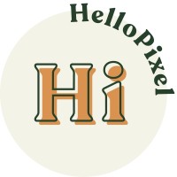 HelloPixel logo, HelloPixel contact details