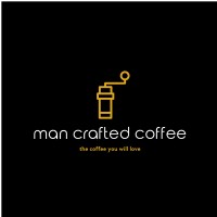 man crafted coffee logo, man crafted coffee contact details