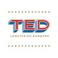 “TED Lobster and burgers” logo, “TED Lobster and burgers” contact details