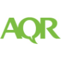 The AQR logo, The AQR contact details