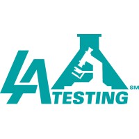 LA Testing logo, LA Testing contact details